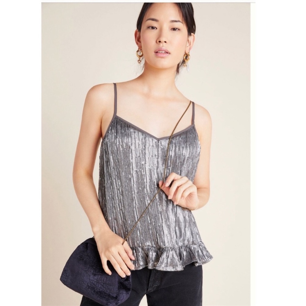 ANTHROPOLOGIE AMELIE BEADED CAMI NWT SIZE 8,10,12